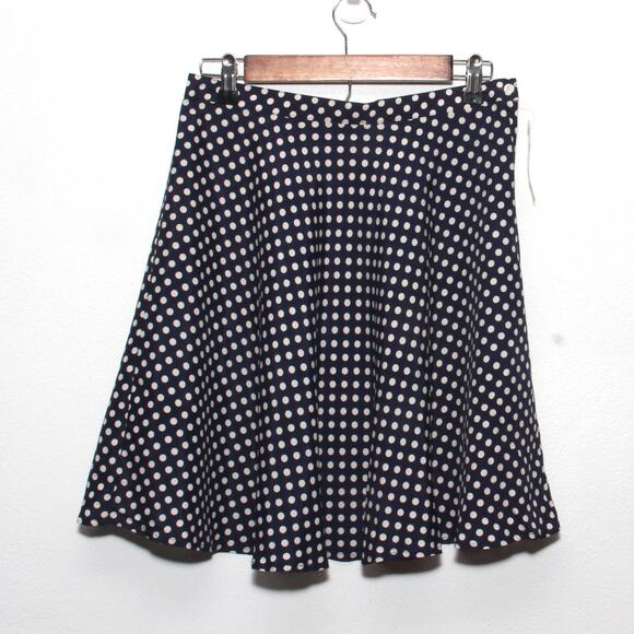 Vintage Polka Dot Skirt Petite Sophisticate Size 12P NWT - Picture 2 of 7